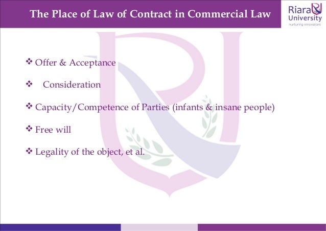 Teaching Slides For Commercial Law