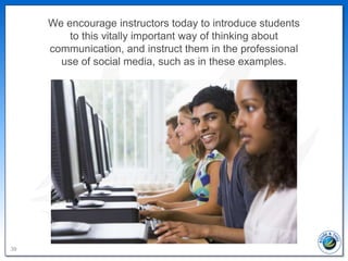 We encourage instructors today to introduce students
         to this vitally important way of thinking about
     communi...