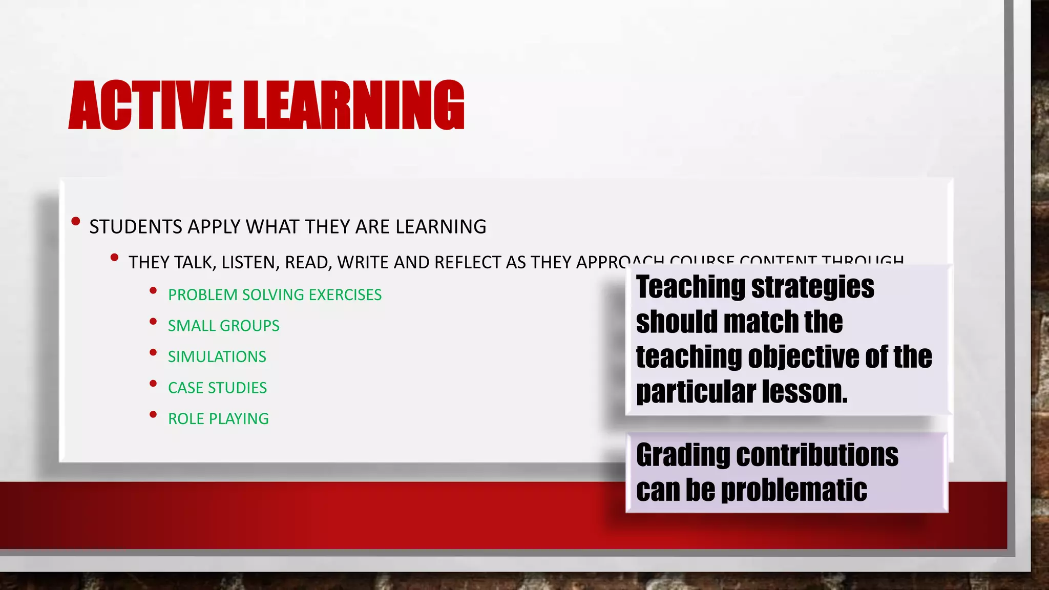 Teaching strategies | PPTX