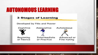 AUTONOMOUS LEARNING
 