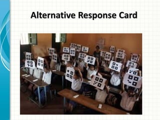 Alternative Response Card
 