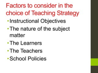 Teaching strategies in AP and EsP | PDF