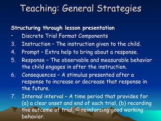 Teaching students with autism | PPT
