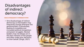 Defining democracy in the 21st century by Manelisi | PPTX