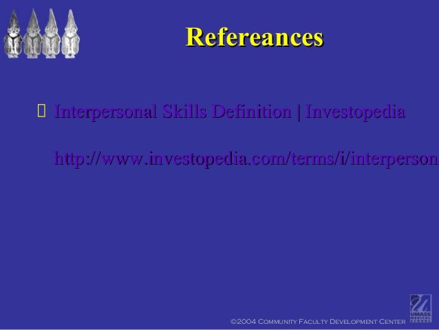 interpersonal development definition