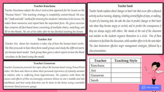 TEACHING STYLES CATEGORIES