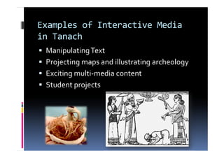 Tanach Map Teaching Tanach With Interactive Media Rav Sak Presentation | PPTX
