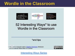 Interesting Ways Series
 