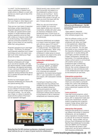 Interactive Whiteboard and Interactive Products guide 2017 | PDF