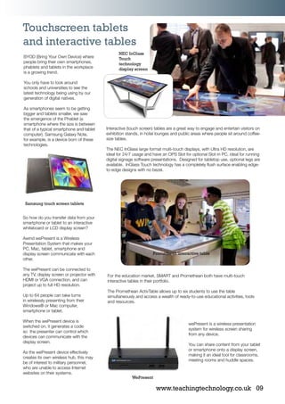 Interactive Whiteboard and Interactive Products guide 2017 | PDF