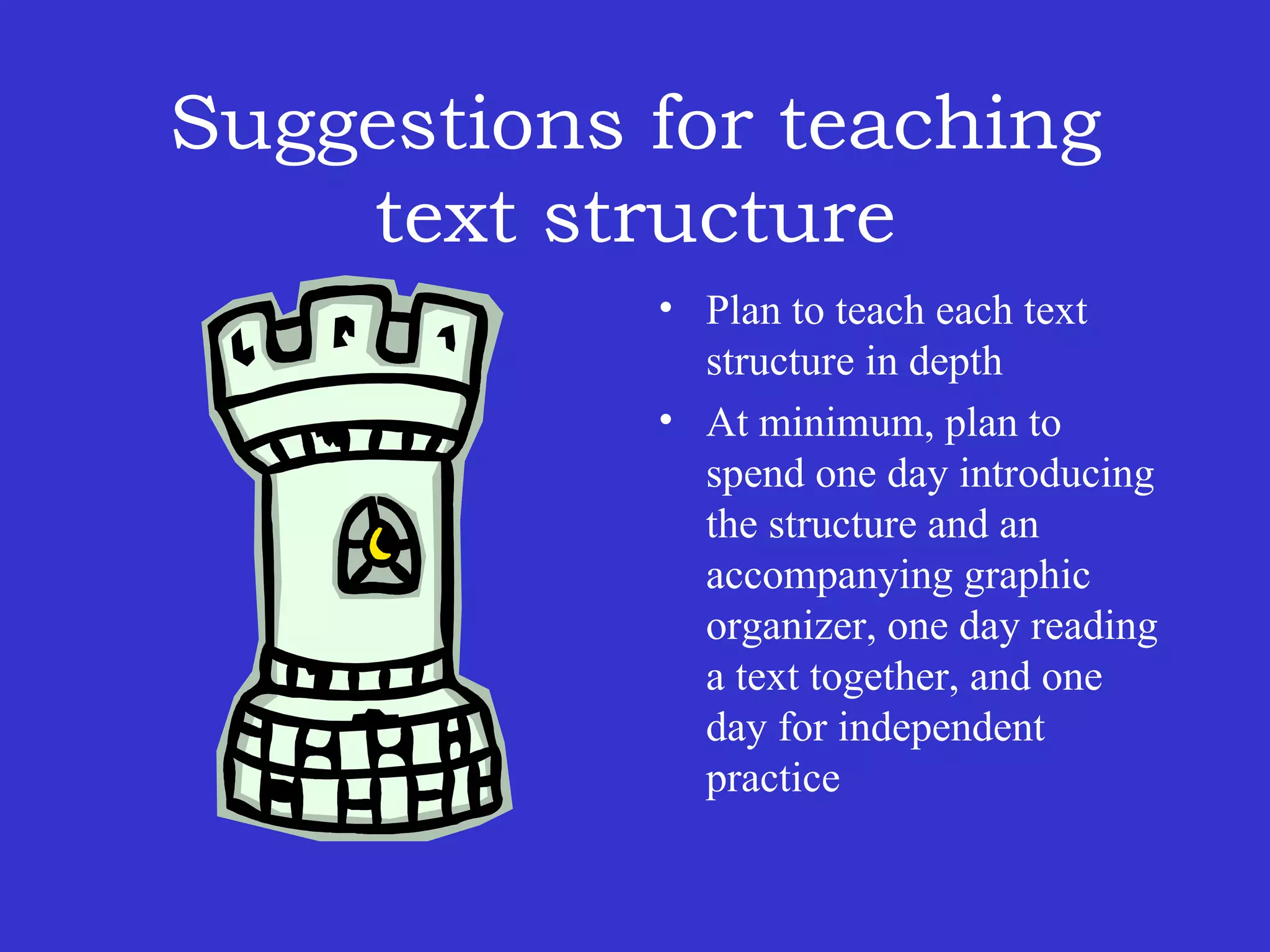 Teaching Text Structure | PPT | Homework and Study | Education