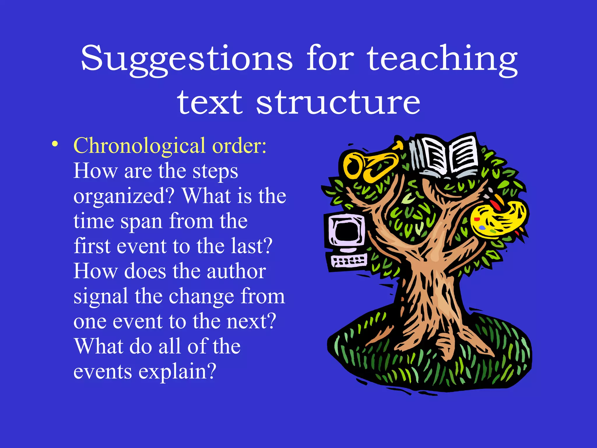 Teaching Text Structure | PPT | Homework and Study | Education
