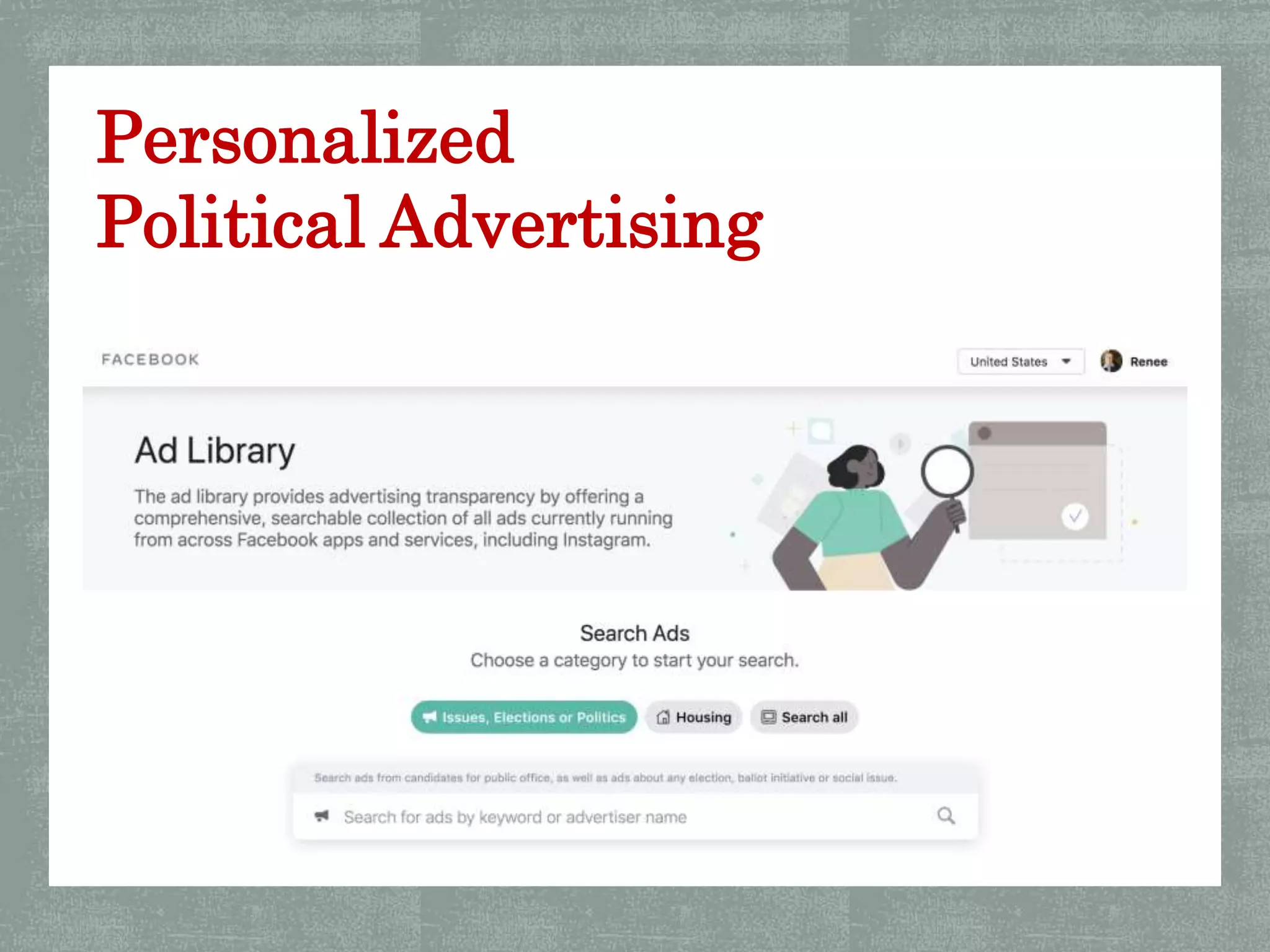 Personalized
Political Advertising
 