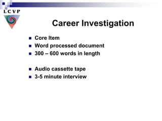Lcvp Interview Example Teaching the LCVP.ppt
