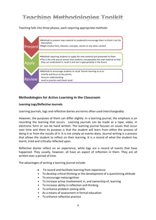 Literacy Teaching Toolkit Map Teaching Toolkit Booklet Without Keyskills, Active Learning