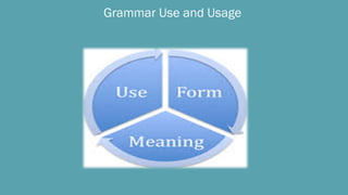 Teaching vocabulary & grammar 