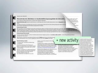 + new activity
                 prinzipiell ist nix falsch daran, aus anderen
                 quellen abzuschreiben. im gegenteil: das ist
                 anerkannter teil guten wissenschaftlichen
                 arbeitens. diese texte und textteile müssen aber
                 durch eine quellenangabe als solches
                 gekennzeichnet und irgendwie im layout
                 erkennbar sein (zb. von links und rechts
                 eingerückt oder kursiv oder in »…« oder in „…“).
                 übernommene textteile dürfen (kapitelweise)
                 nicht mehr als 20% des textes ausmachen. jedes
                 konzept, jede idee oder jeder gedanke, der von
                 irgendwo her übernommen wurde, muss
                 ebenfalls mit quellenangabe versehen werden,
                 auch wenn nicht unmittelbar ein text-teil zitiert
                 wird. je nach kapitel ist oft nicht so wichtig,
                 wieviel sie sich selber ausdenktst, es zählt eher
                 eine hohe zahl von referenzierten arbeiten.
                 schliesslich ist die aufgabe der arbeit nicht, etwas
                 zu er nden, sondern etwas gut und vollständig
                 zusammenzufassen. generell gesprochen gilt: je
                 mehr referenzen, desto höher der wert der arbeit
                 als (diplomarbeit/bak-arbeit/seminararbeit).
 