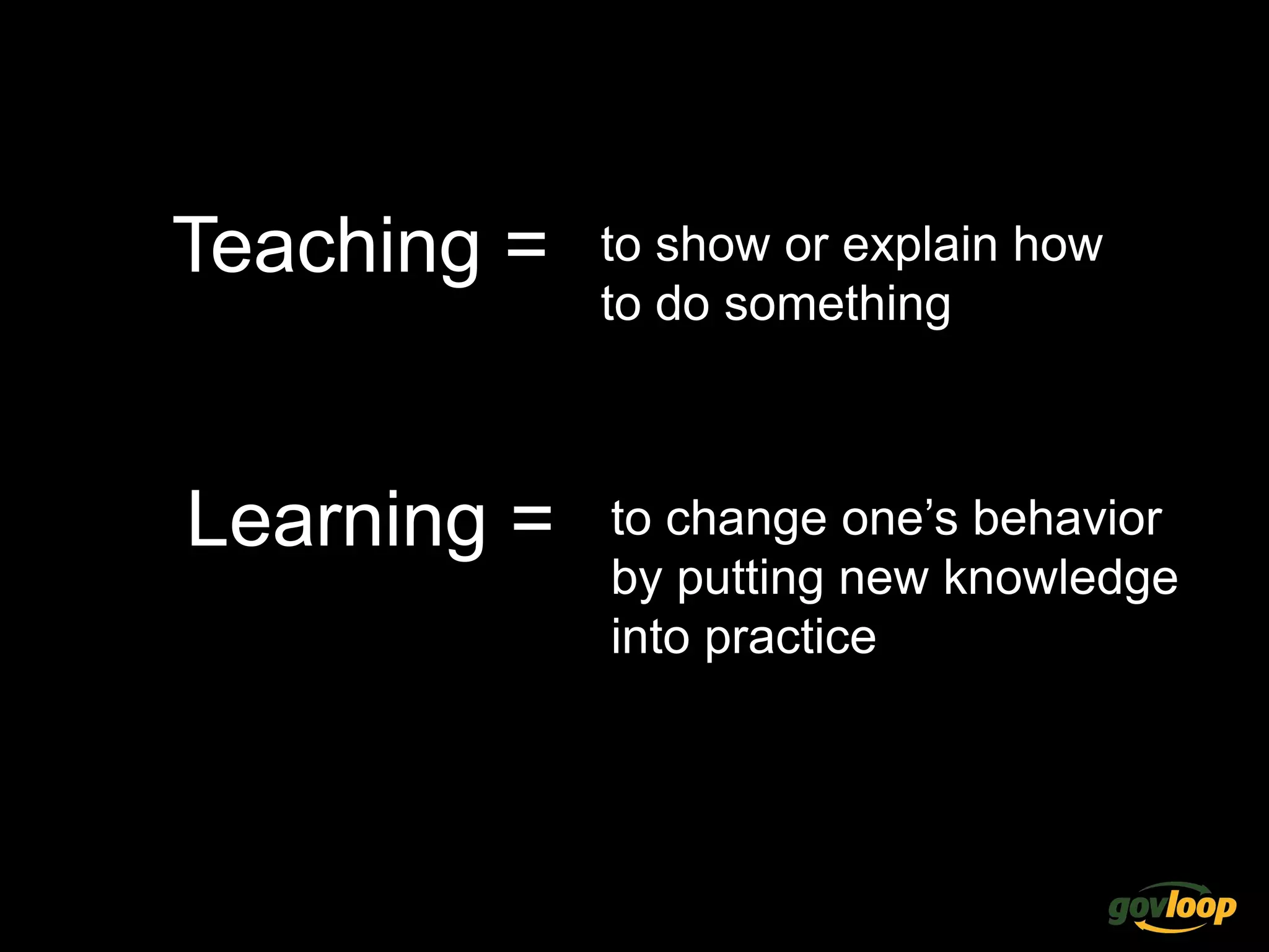 Teaching vs learning | PPTX