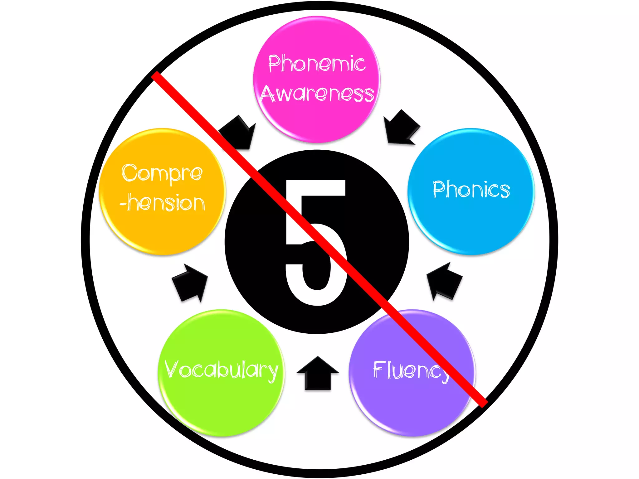 Phonemic
Awareness
Phonics
FluencyVocabulary
Compre
-hension
 