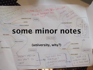 some minor notes
    (university, why?)




                         Text
 