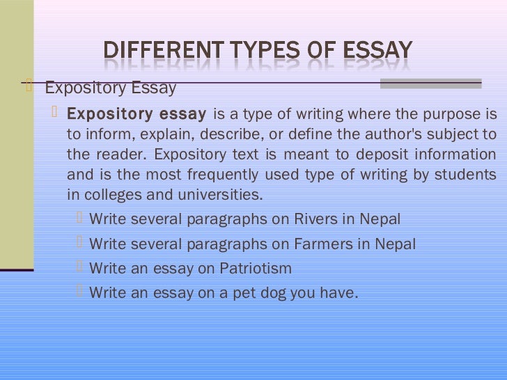 Writing to inform explain and describe essay