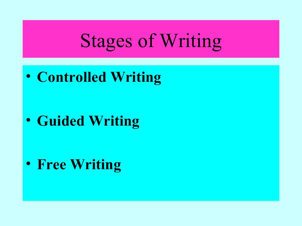 Teaching writing