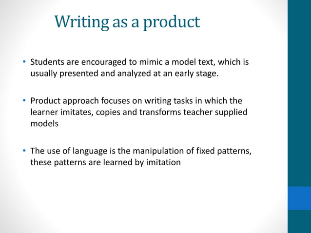 Teaching Writing Skill And Activities Pptx