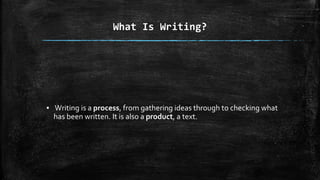 Teaching Writing to Young Learners | PPTX
