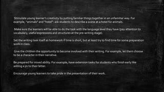 Teaching Writing to Young Learners | PPTX