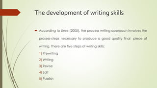 Teaching writing to young learners | PPTX