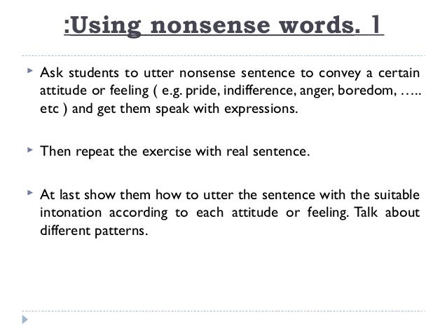 teach english intonation