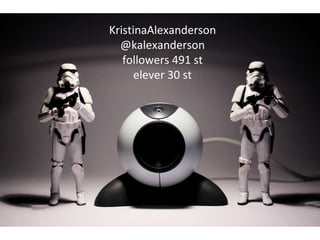 KristinaAlexanderson @kalexanderson followers 491 st elever 30 st 
