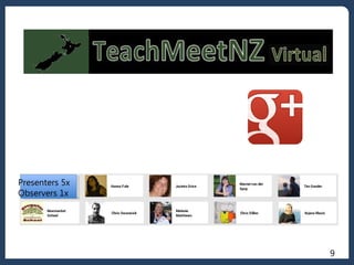 9
Presenters 5x
Observers 1x
 