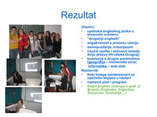 Skype u nastavi engleskog jezika | PPT