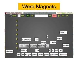 Word Magnets
 
