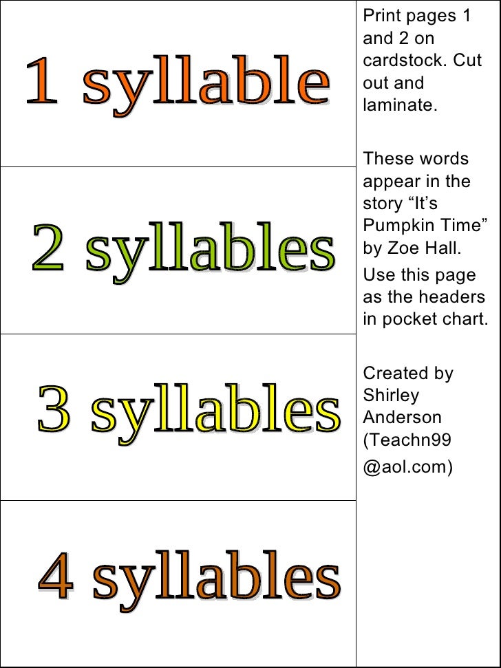 Teachn99 syllable+cards+for+it's+pumpkin+time