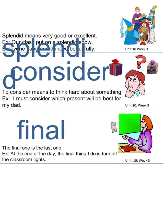 Teachn99 unit+10 +week+1,2,3-complete | PDF