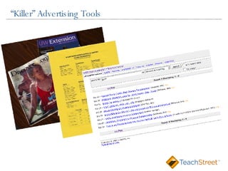 “ Killer” Advertising Tools 