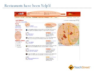 Restaurants have been Yelp’d 