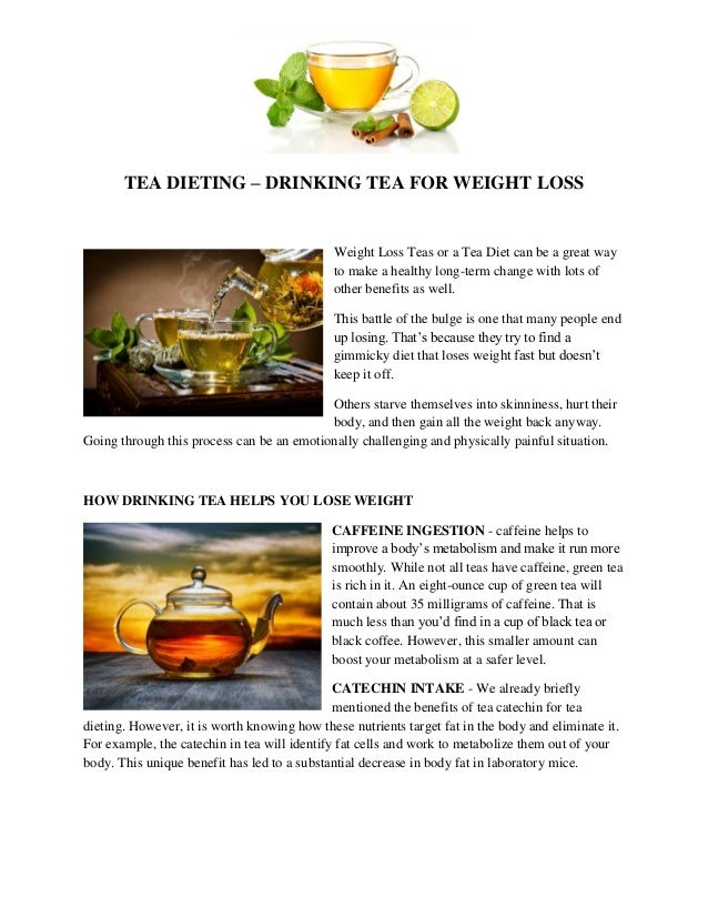 Guide For Weight Loss Tea Diet Guide For Weight Loss Tea Diet