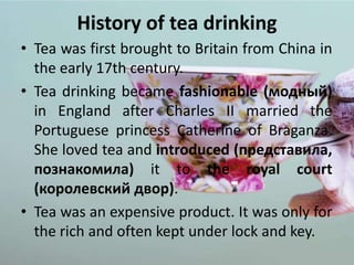 Tea drinking | PPTX