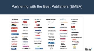 Partnering with the Best Publishers (EMEA)
 