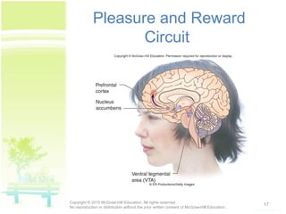 Pleasure and Reward
Circuit
17Copyright © 2015 McGraw-Hill Education. All rights reserved.
No reproduction or distribution without the prior written consent of McGraw-Hill Education.
 