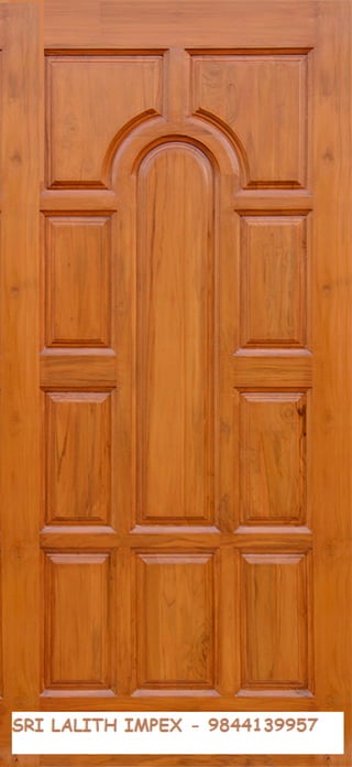 Teak wood doors