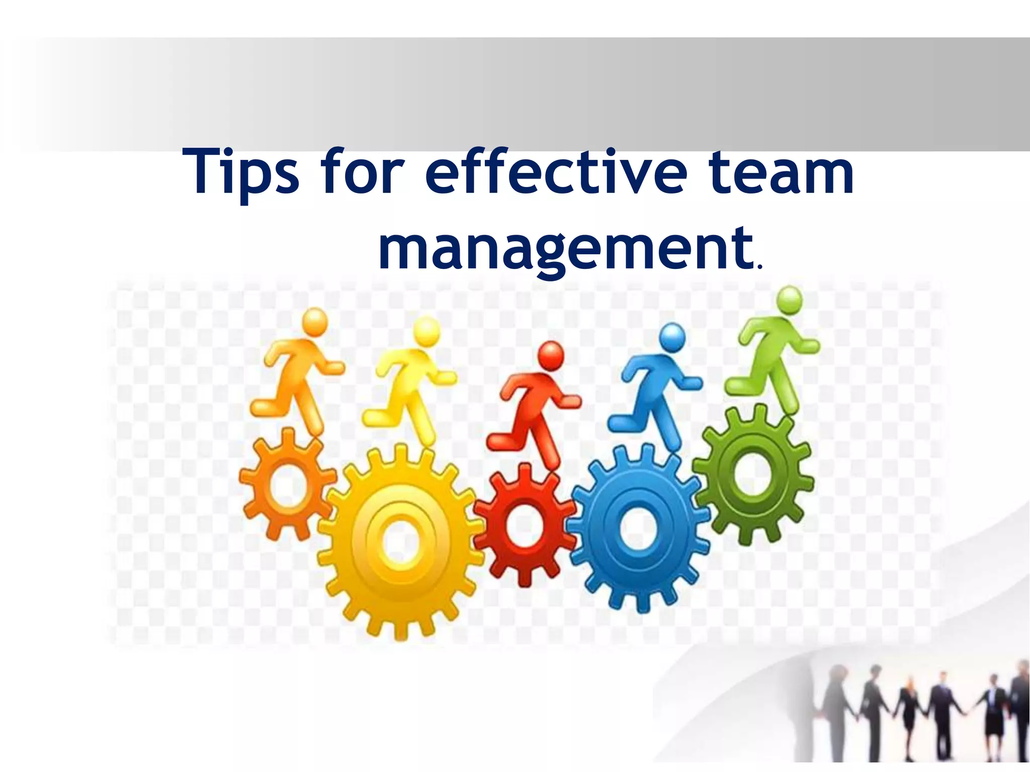 Team Management PPT | PPT