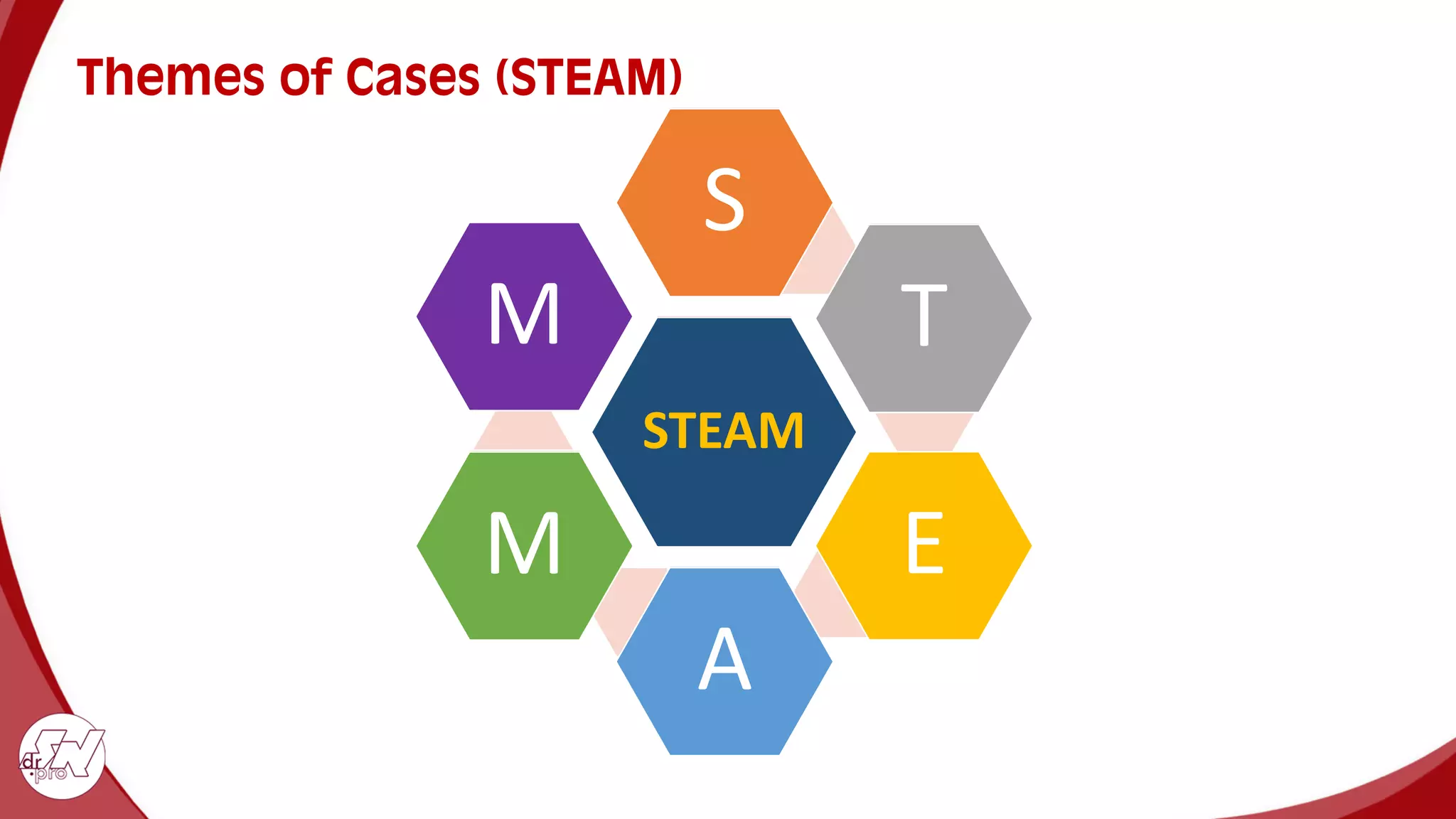 Themes of Cases (STEAM)
STREAM
S
T
R
E
A
M
STEAM
S
T
E
A
M
 