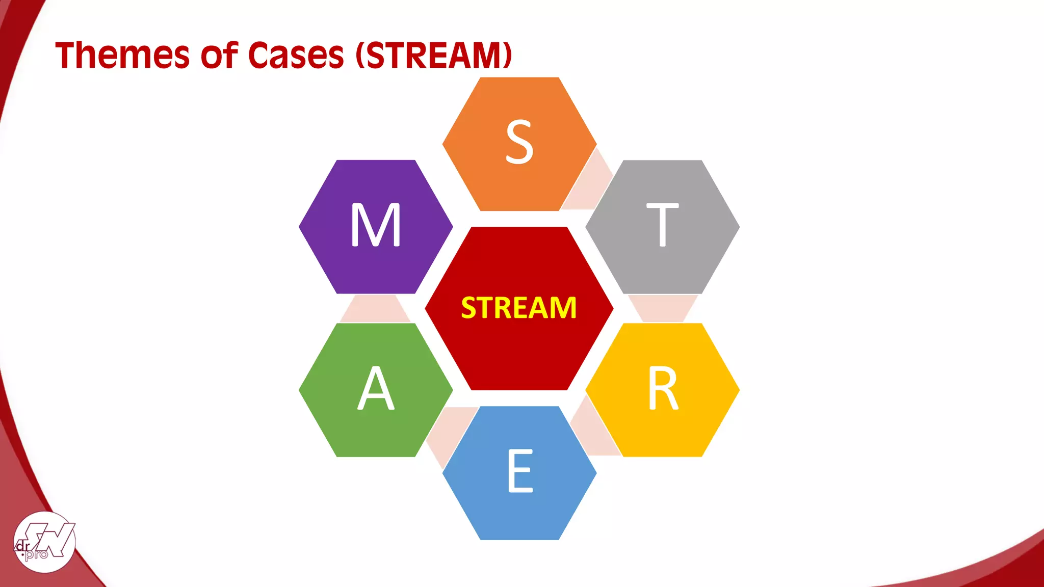 Themes of Cases (STREAM)
STREAM
S
T
R
E
A
M
 