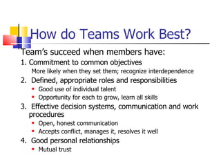 Team Inyerdependence Team Building | PPT