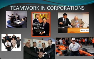 TEAMWORK IN CORPORATIONS 
