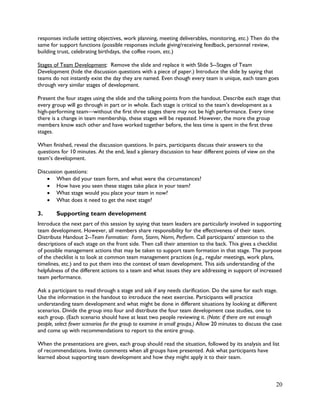 Team Building Module Team building-module-facilitators-guide | PDF